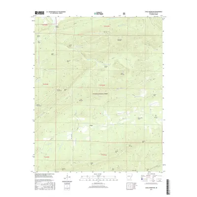 2017 Map of Chula Mountain, 2017 Print