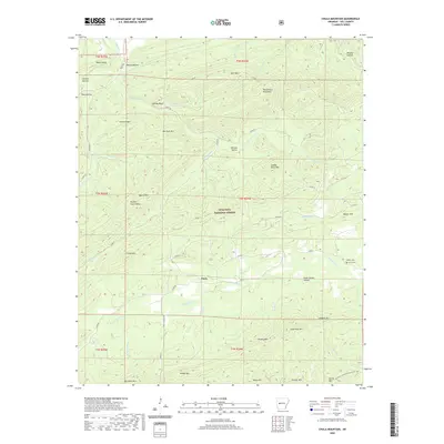 2020 Map of Chula Mountain, 2020 Print