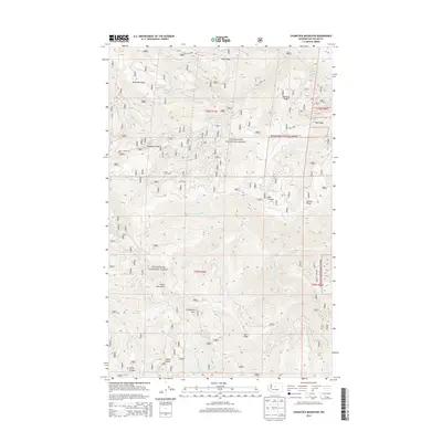2014 Map of Chumstick Mountain, 2014 Print