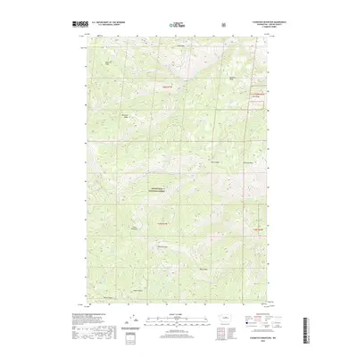 2020 Map of Chumstick Mountain, 2020 Print