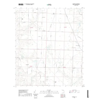 2018 Map of Chumuckla, 2018 Print