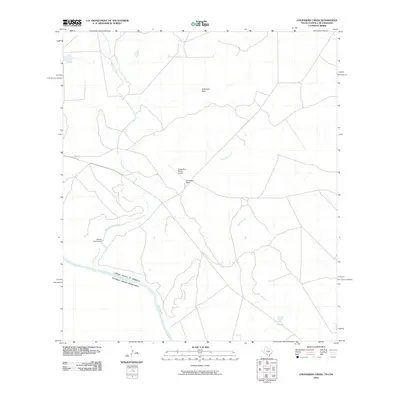 2010 Map of Chupadera Creek, 2010 Print