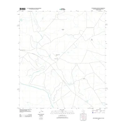 2012 Map of Chupadera Creek, 2012 Print