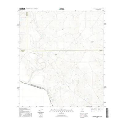 2016 Map of Chupadera Creek, 2016 Print
