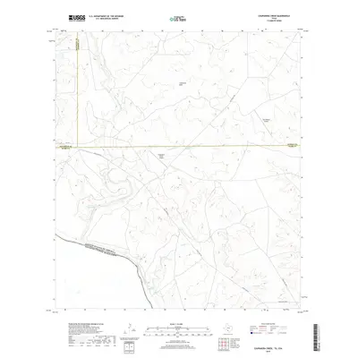 2019 Map of Chupadera Creek, 2019 Print
