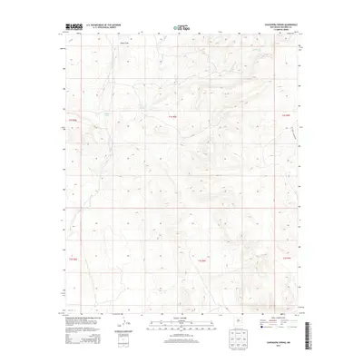 2013 Map of Chupadera Spring, 2013 Print