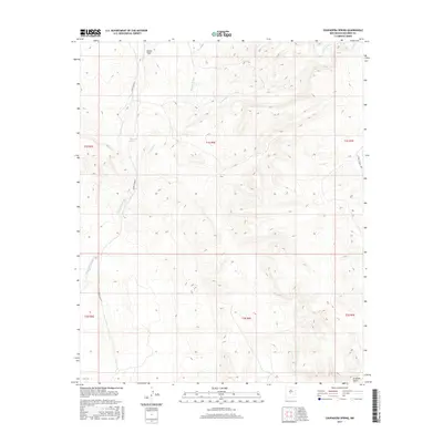 2017 Map of Chupadera Spring, 2017 Print