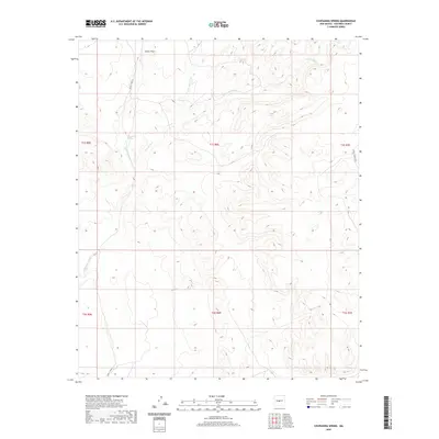 2020 Map of Chupadera Spring, 2020 Print