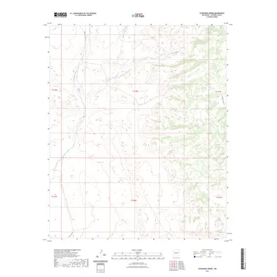2023 Map of Chupadera Spring, 2023 Print