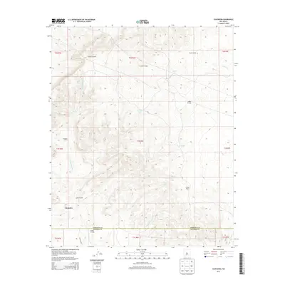 2013 Map of Chupadera, 2013 Print