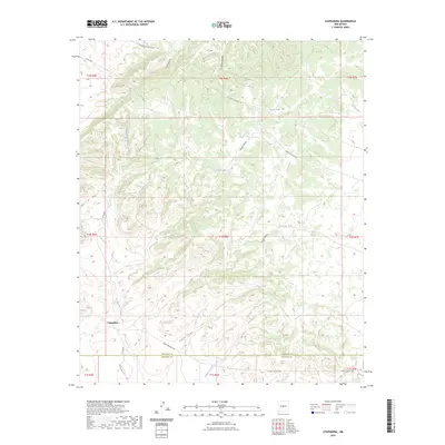 2023 Map of Chupadera, 2023 Print