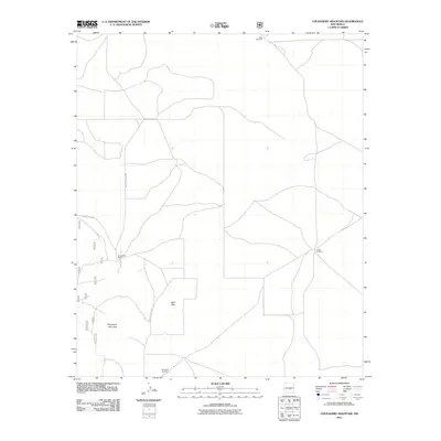 2011 Map of Chupadero Mountain, 2011 Print
