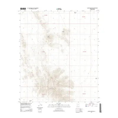 2014 Map of Chupan Mountain, 2014 Print