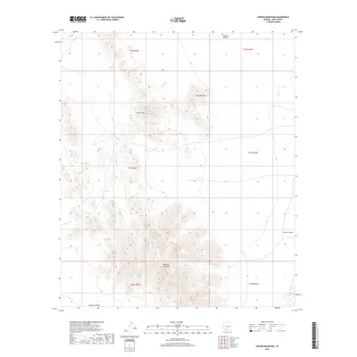 2018 Map of Chupan Mountain, 2018 Print