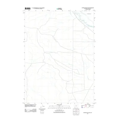 2012 Map of Church Butte NW, 2012 Print