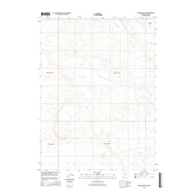 2015 Map of Church Butte NW, 2015 Print