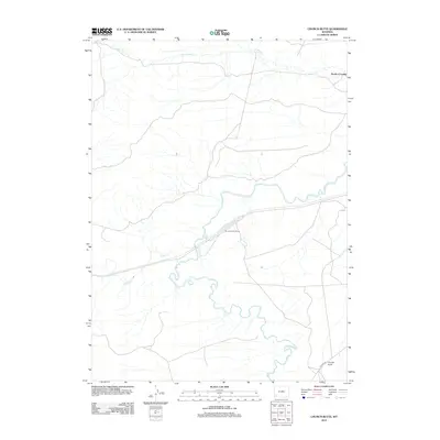 2012 Map of Church Butte, 2012 Print