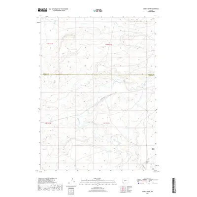 2017 Map of Church Butte, 2017 Print