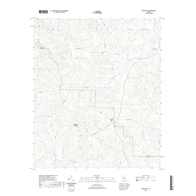 2020 Map of Church Hill, 2020 Print