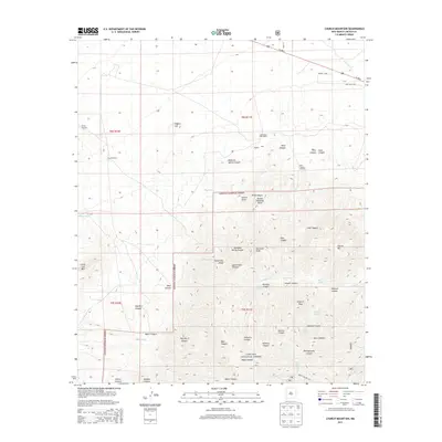 2013 Map of Church Mountain, 2013 Print