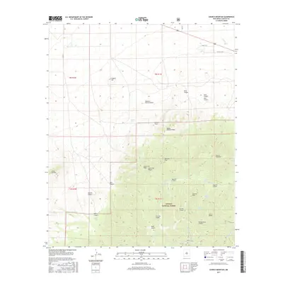 2017 Map of Church Mountain, 2017 Print