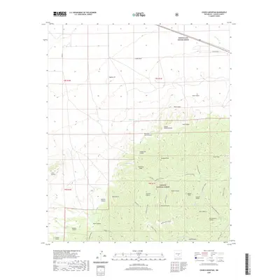 2020 Map of Church Mountain, 2020 Print