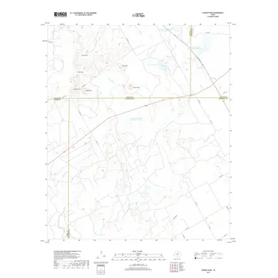2019 Map of Church Peak, 2019 Print