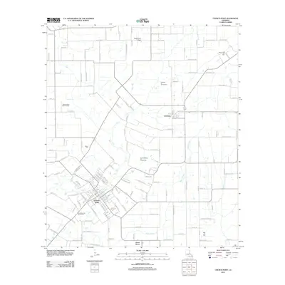 2012 Map of Church Point, 2012 Print