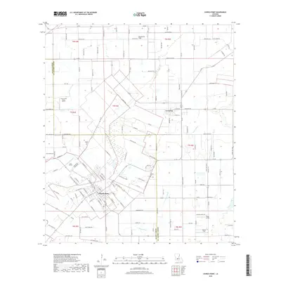 2018 Map of Church Point, 2018 Print