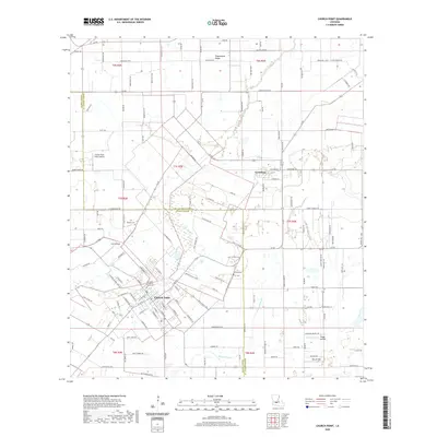 2020 Map of Church Point, 2020 Print