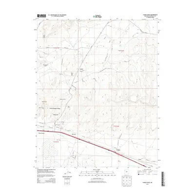 2013 Map of Church Rock, 2013 Print