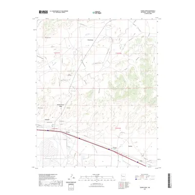 2023 Map of Church Rock, 2023 Print