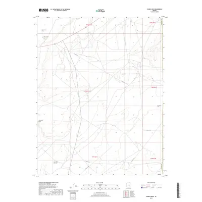 2018 Map of Church Rock, 2018 Print