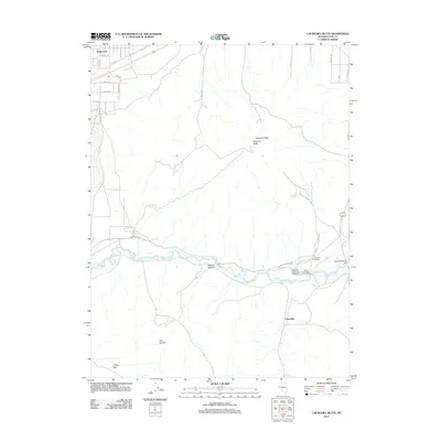 2011 Map of Churchill Butte, 2011 Print