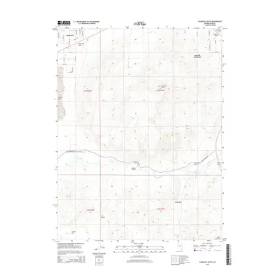 2015 Map of Churchill Butte, 2015 Print