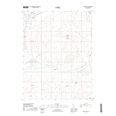 2018 Map of Churchill Butte, 2018 Print