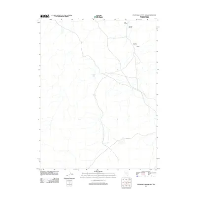 2011 Map of Churchill Canyon Well, 2011 Print