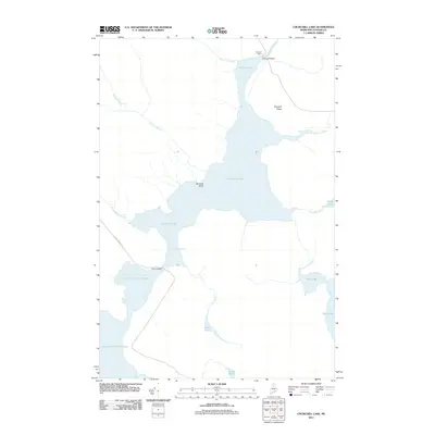 2011 Map of Churchill Lake, 2011 Print