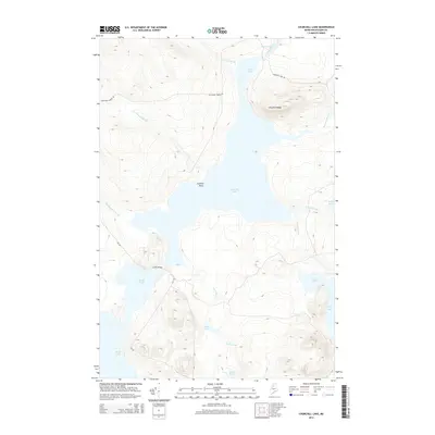 2014 Map of Churchill Lake, 2014 Print