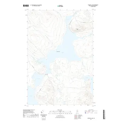 2021 Map of Churchill Lake, 2021 Print