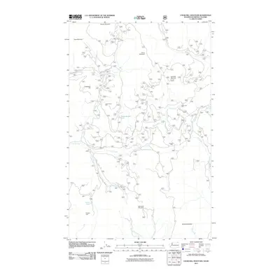 2011 Map of Churchill Mountain, 2011 Print