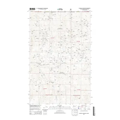 2014 Map of Churchill Mountain, 2014 Print