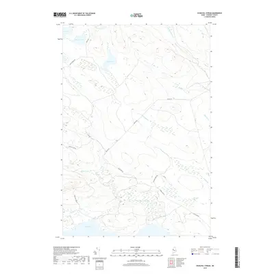 2018 Map of Churchill Stream, 2018 Print