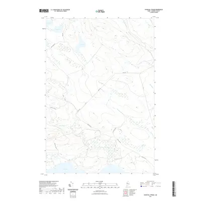 2021 Map of Churchill Stream, 2021 Print