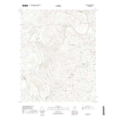 2019 Map of Churchland, 2019 Print
