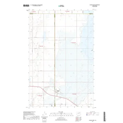 2017 Map of Churchs Ferry, 2017 Print