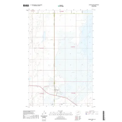 2020 Map of Churchs Ferry, 2020 Print