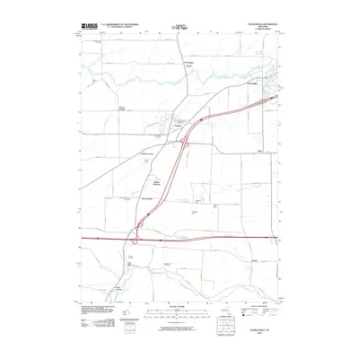 2010 Map of Churchville, 2010 Print