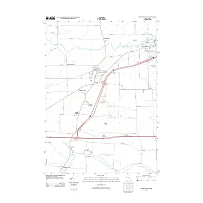 2013 Map of Churchville, 2013 Print