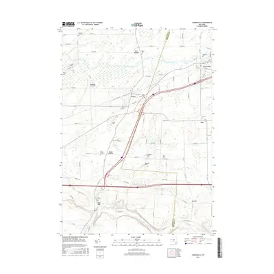 2016 Map of Churchville, 2016 Print